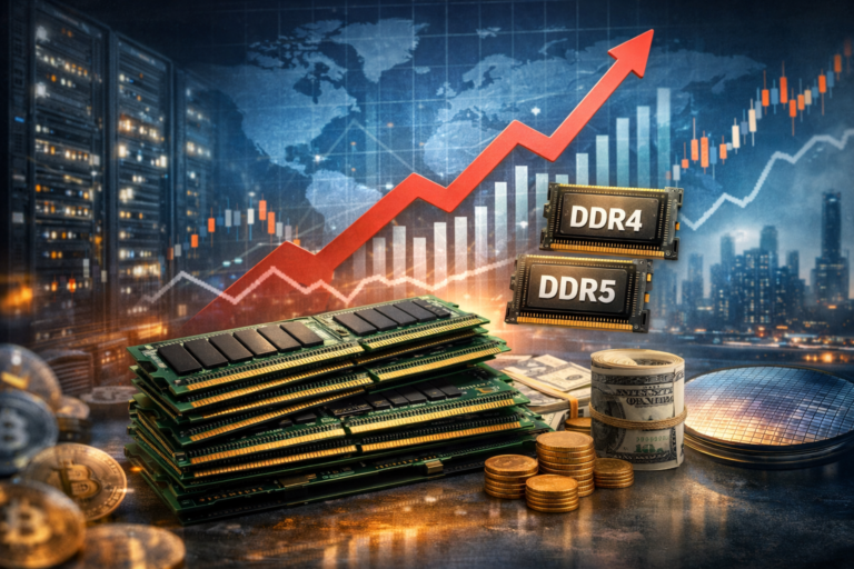 صورة ارتفاع اسعار ram