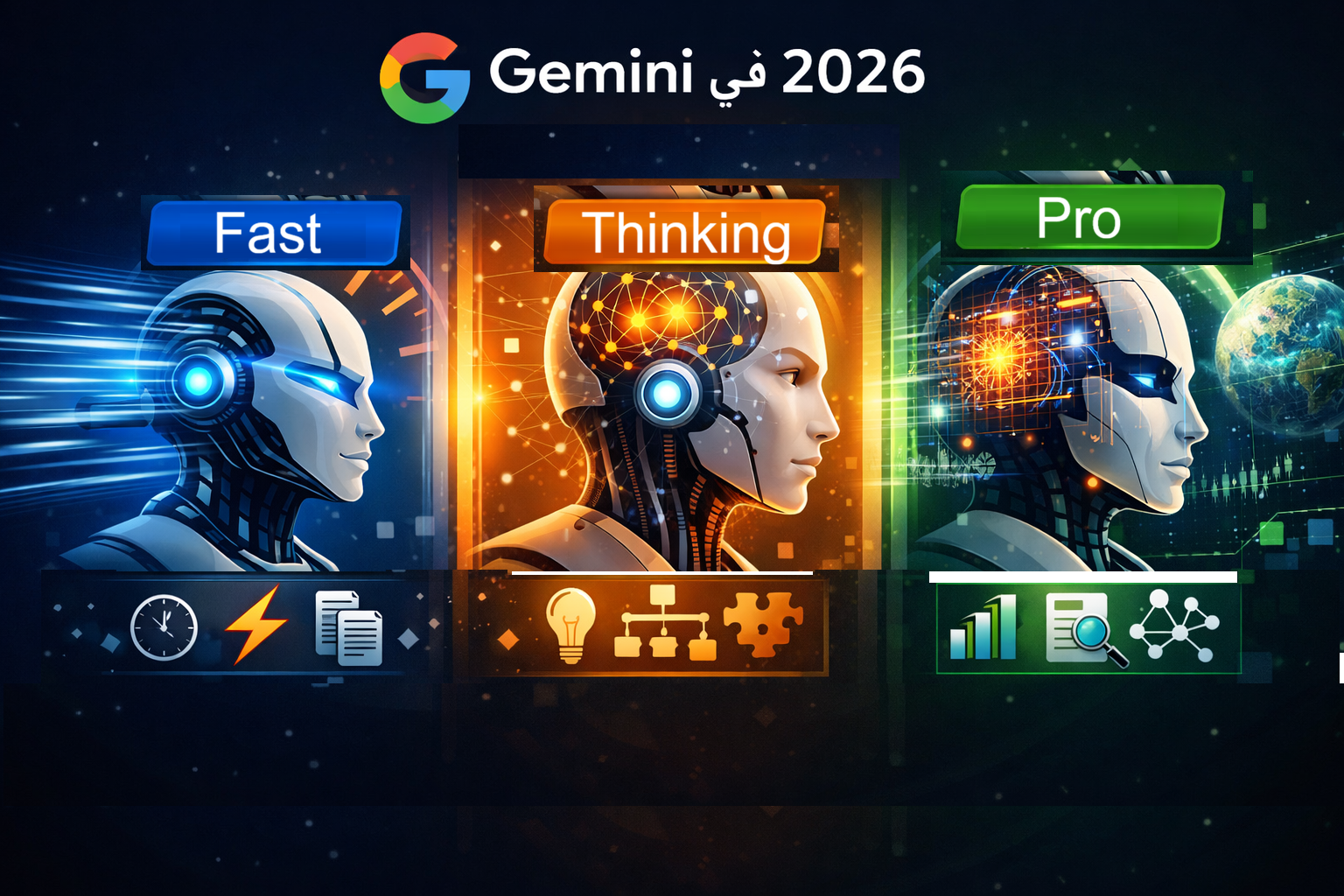 Gemini Fast, Thinking, Pro