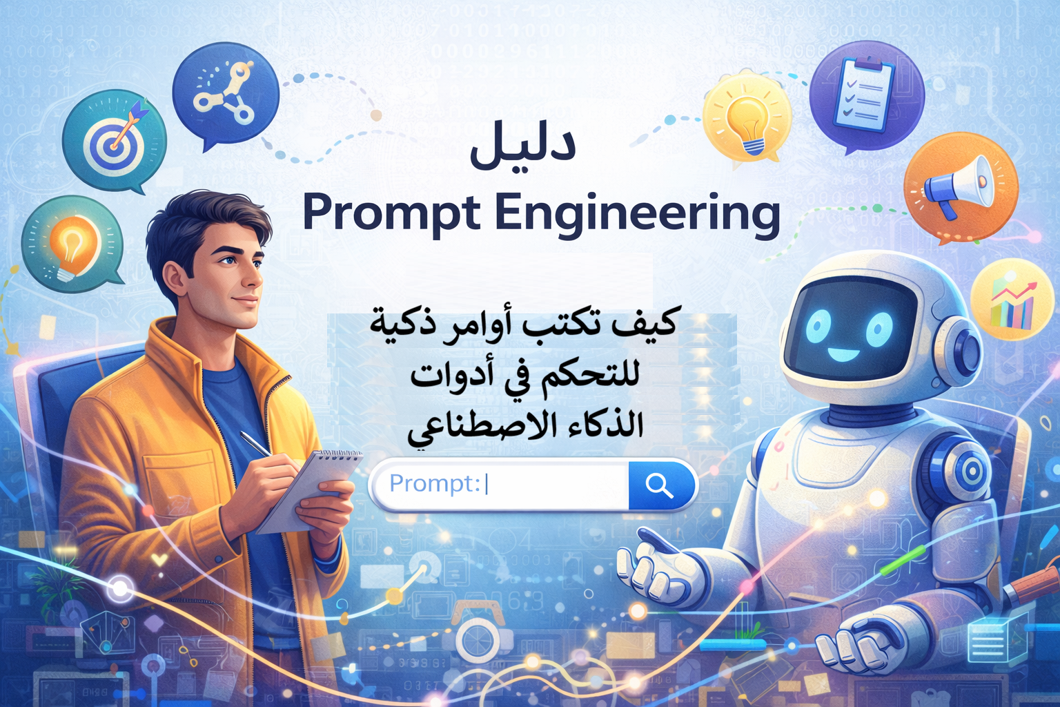 دليل شامل لكتابة برومبت Prompt Engineering للمبتدئين