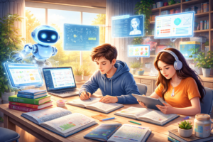 الدراسة مع الذكاء الاصطناعي